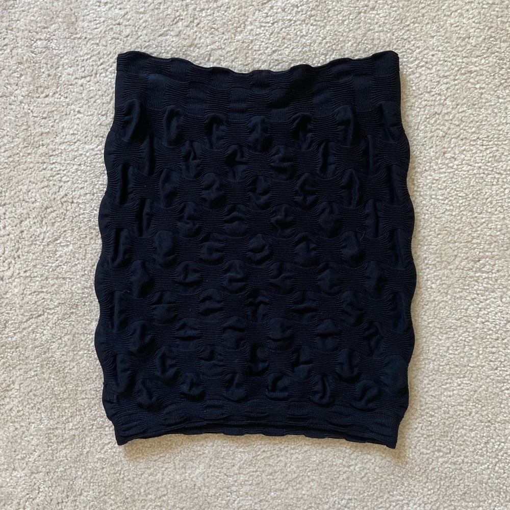 Bebe Textured Bodycon Skirt
